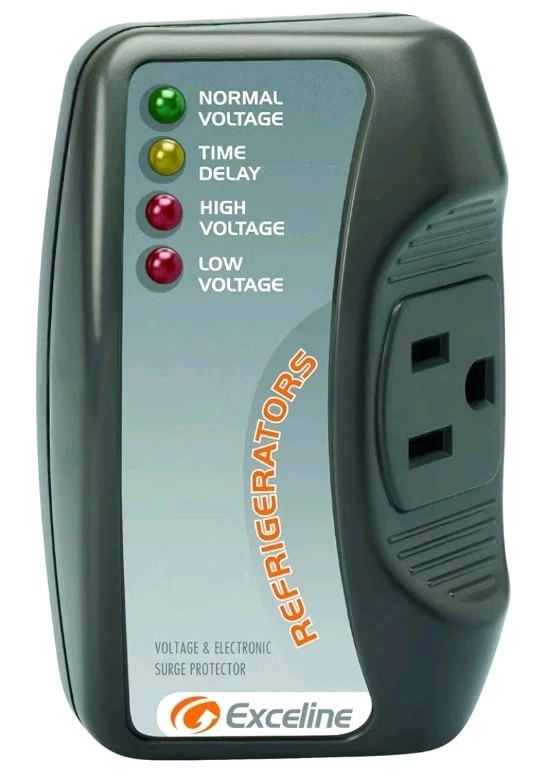 Electronic Surge Protector for Refrigerators up to 27 Cuft and Freezers