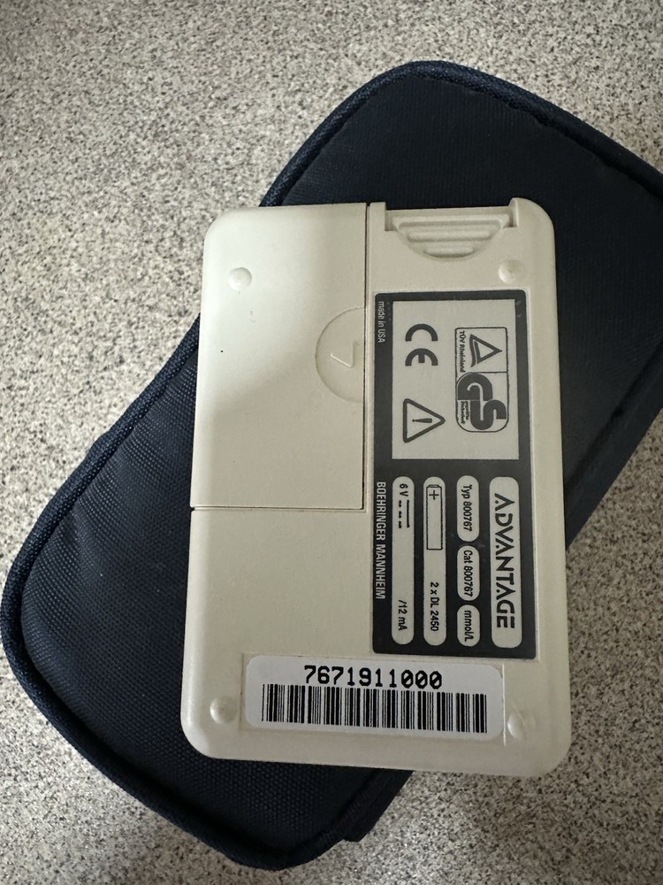 Advantage glucose monitor