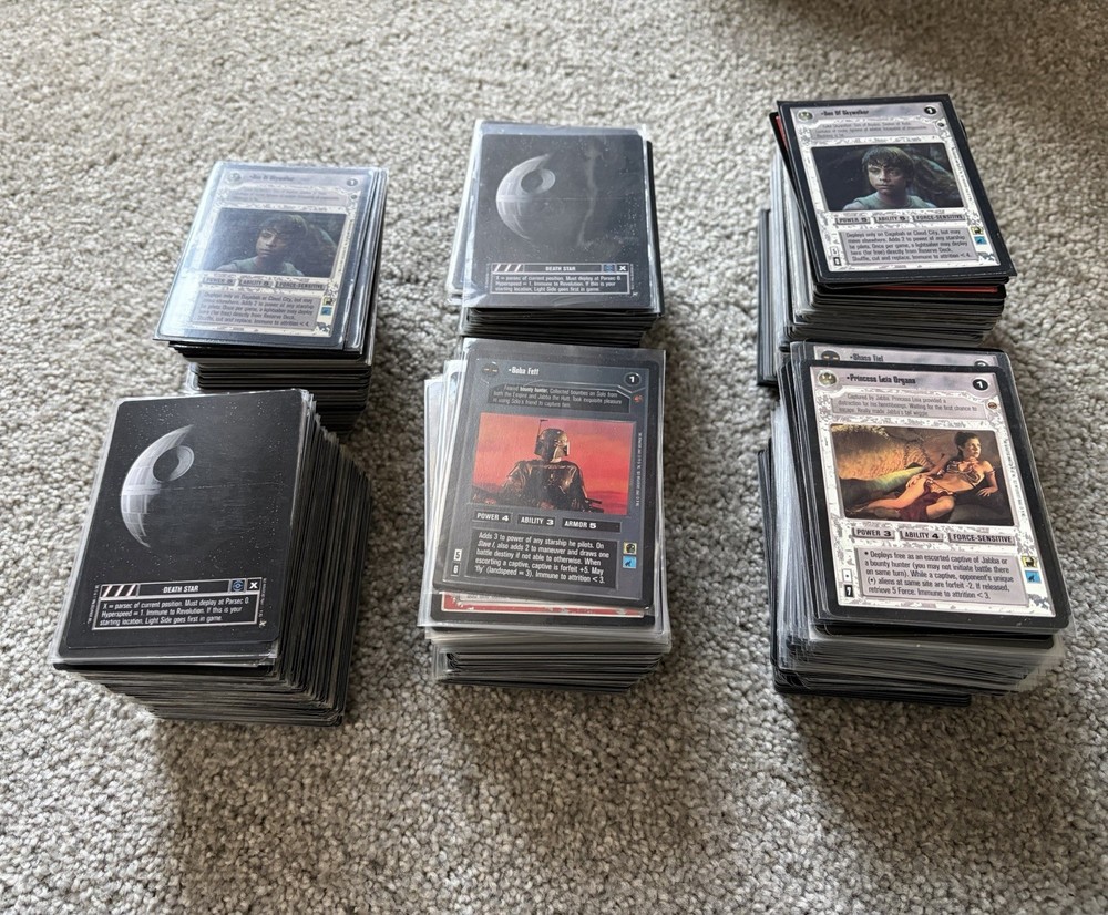 Star Wars CCG 6 Complete Sets