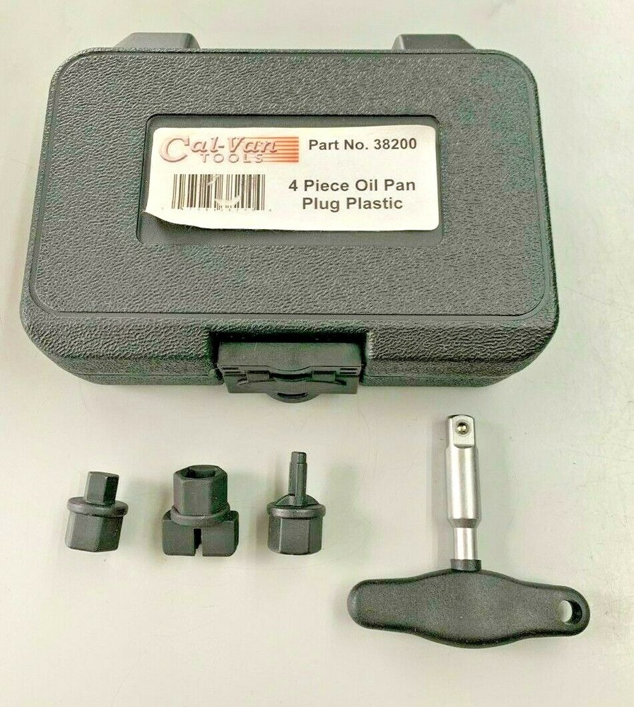 CAL-VAN TOOLS 4 PIECE OIL PAN PLUG PLASTIC # 38200