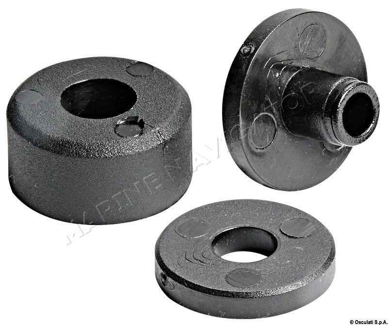 OSCULATI Glass Stop Spacer White Packaging Containing N. 100 Pcs.