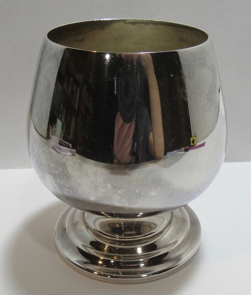 Wm. Rogers & Son Silver Plate Brandy Snifter Cordial Footed Cup