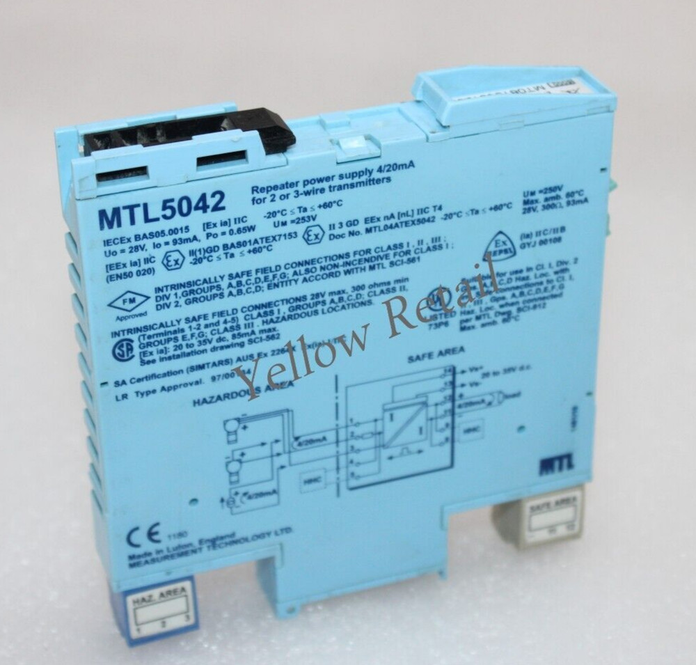 MTL MTL5042 SHUNT-DIODE SAFTY BARRIER