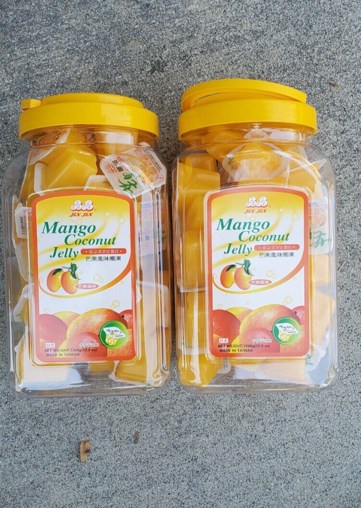 2 PACK DELICIOUS  MANGO COCONUT JELLY