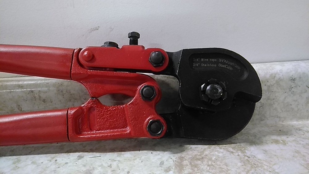 Westward 10D450 3/4 In Max Diameter General Purpose Cable Cutter