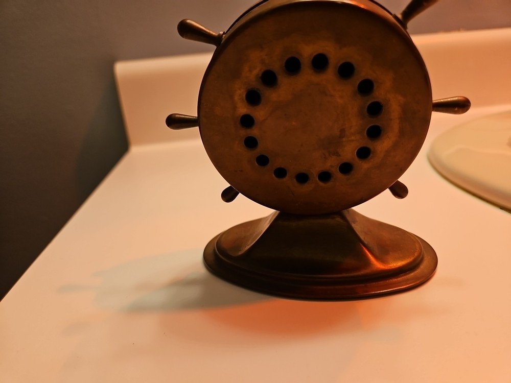 O. N. Purdy Thermometer Ship Wheel