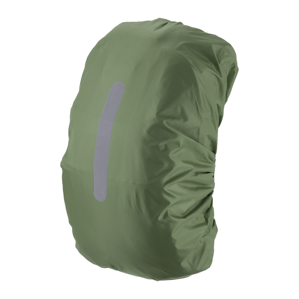 40-50L Waterproof Backpack Rain Cover with Vertical Strap M Olive