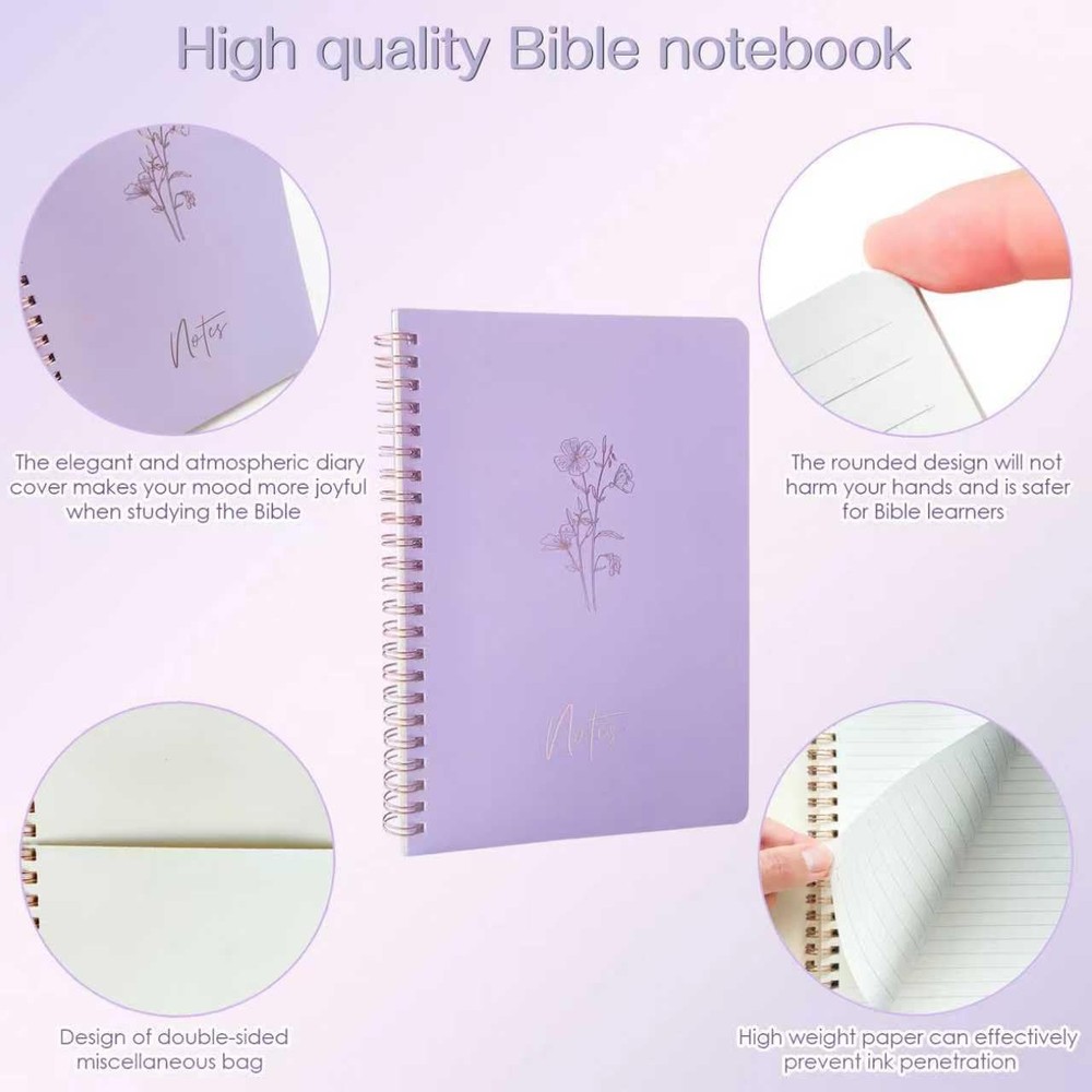 170Pcs Complete Bible Study Supplies, Bible Journaling Kit, Foldable Pencil C...
