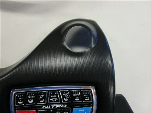 TRACKER NITRO Z21 DASH PANEL W/ TOUCHPAD SWITCH PANEL & FUSE BLOCK BLACK BOAT