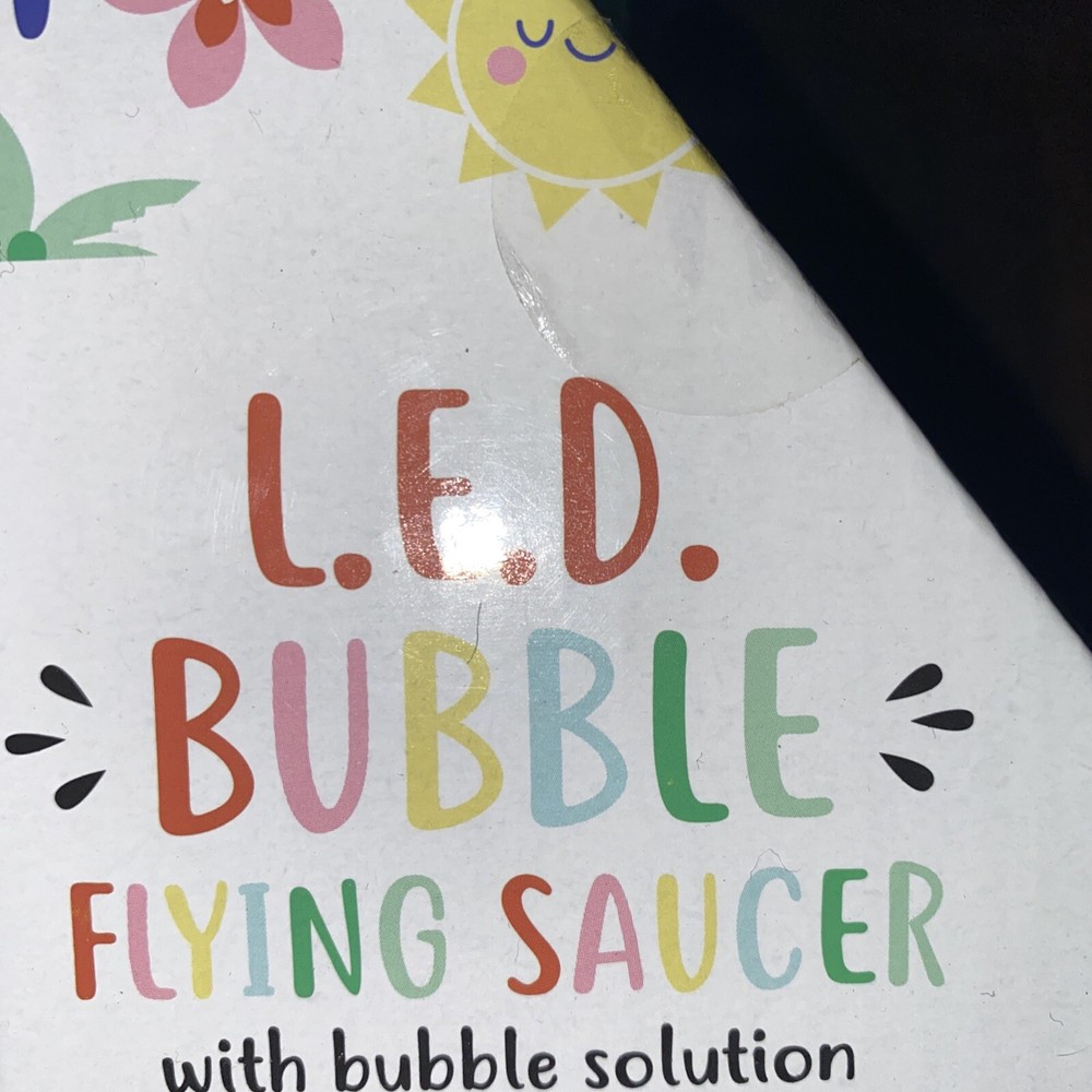 Bubble Flying Saucer Toy