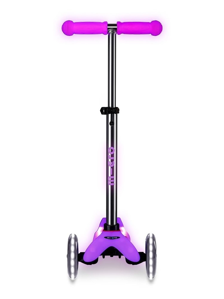 Micro Kickboard | Mini Deluxe Glow Plus LED Scooter | Adjustable Handlebar | ...