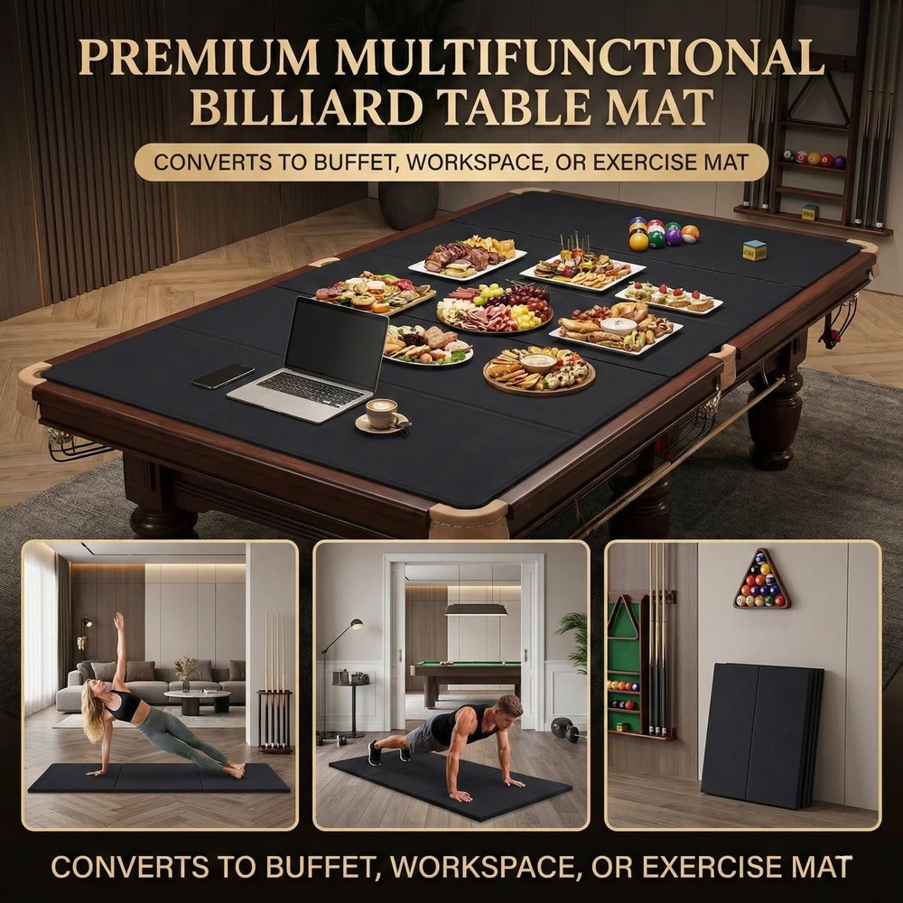Billiard Pool Table Insert, Foam Pool Table Insert for Table Conversion, Conv...