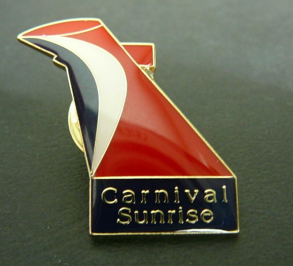 CARNIVAL CRUISE LINES SUNRISE LAPEL HAT PIN
