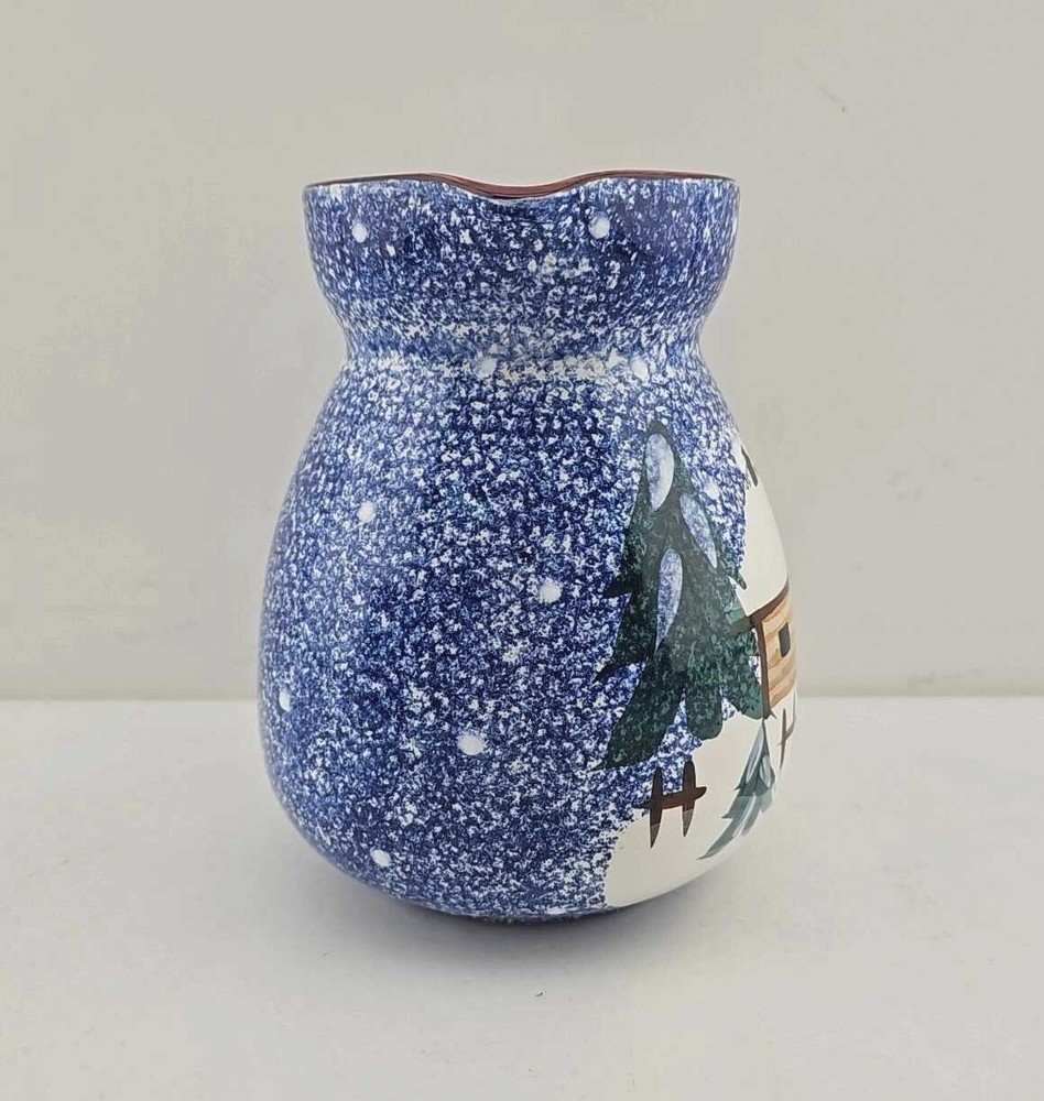 Holiday Mountain Lodge Pitcher in Original Box