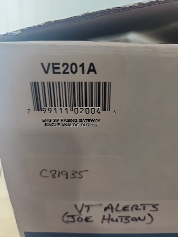 Valcom VE201A SIP Based Paging Gateway, 1 Analog Output