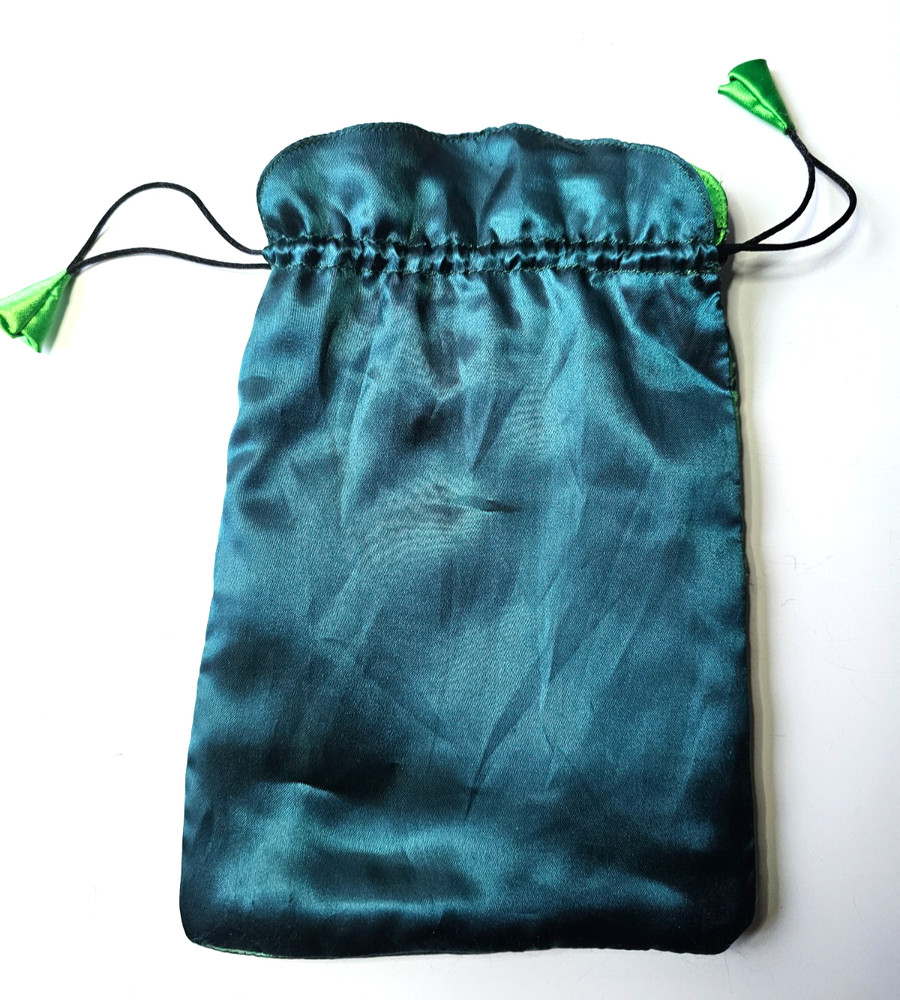 Tarot Compendium Drawstring Satin Tarot Bag 9"x 6.25" Kickstarter Project Limite
