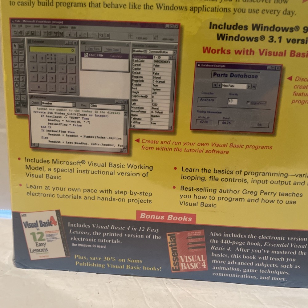 Visual Basic Made Easy VB Programming Starter Kit BRAND NEW SEALED