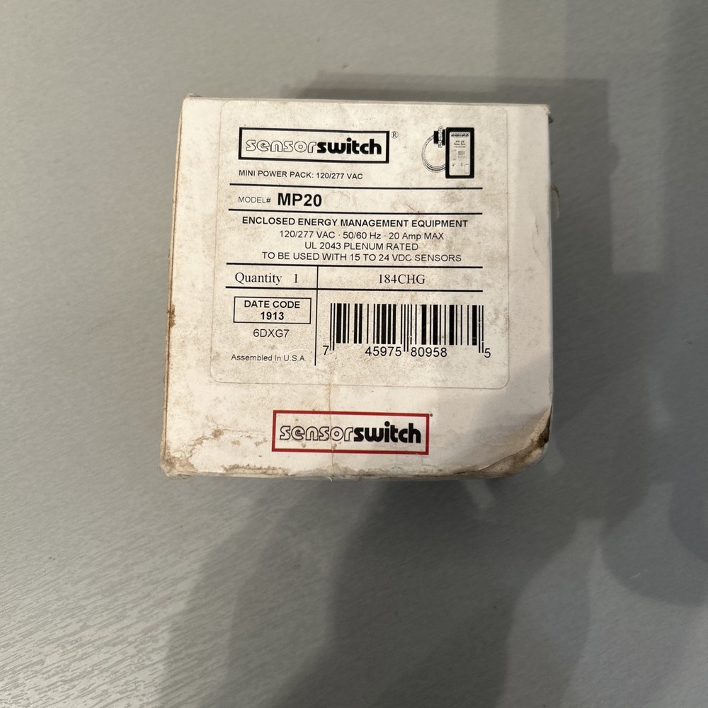 Sensor Switch MP20 Motion Detector - Black