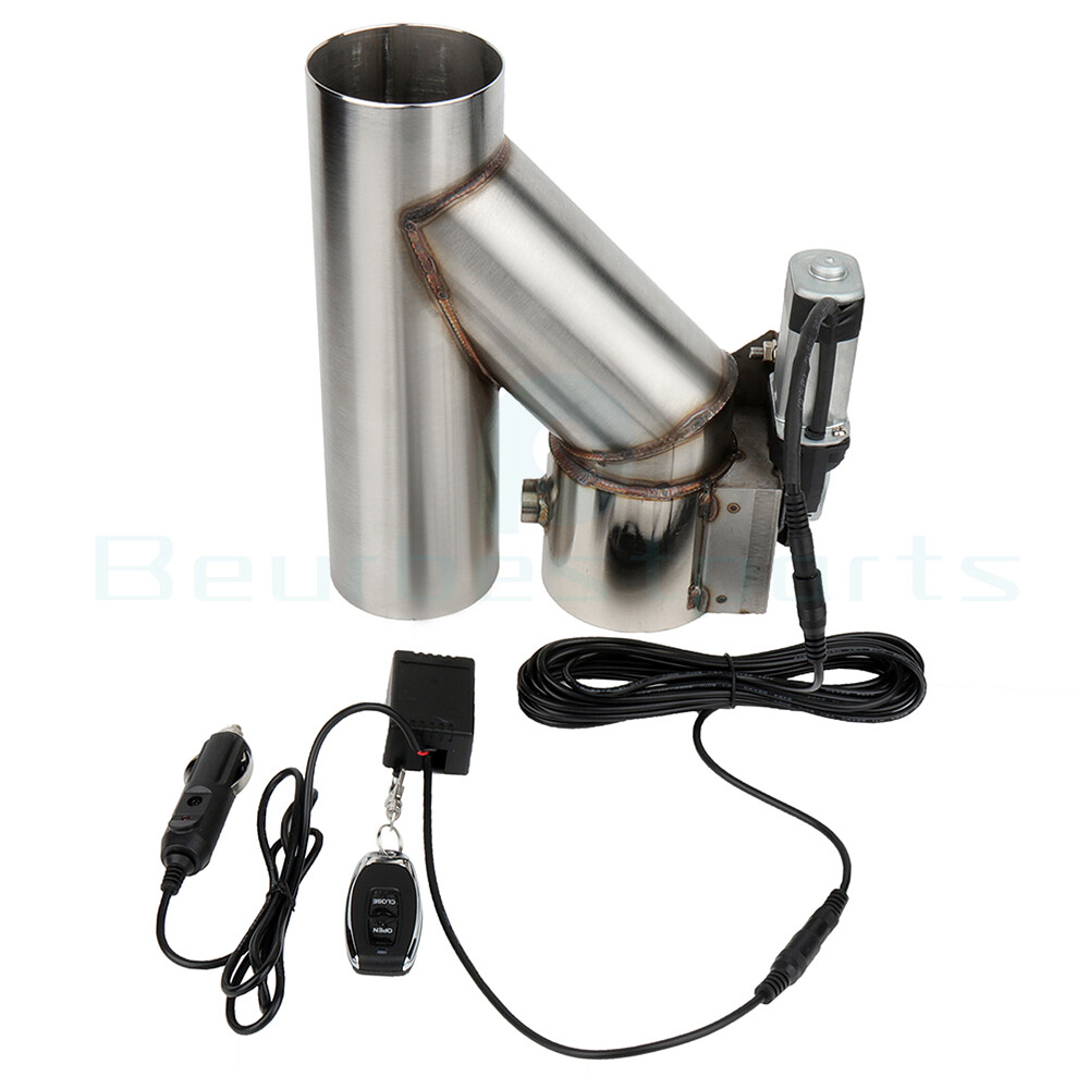 3" 76mm SS Electric Exhaust Pipe Set