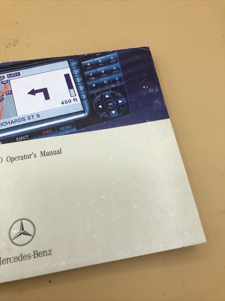 MERCEDES COMMAND SATNAV COMAND APS Owners Handbook Manual E C CLK B A SLK CLASS