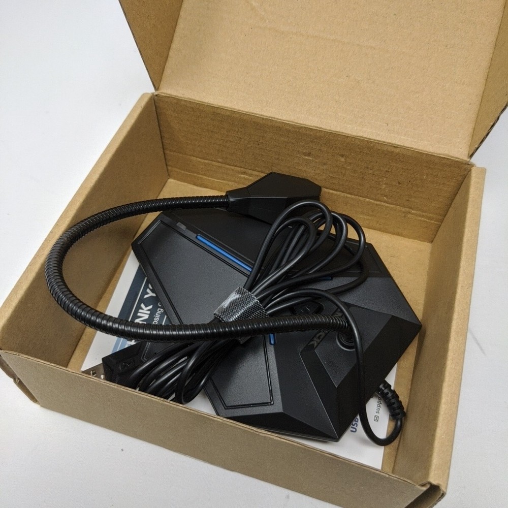 CMTECK Conference USB Microphone Computer Desktop Mic w/ Mute LED Plug & Play