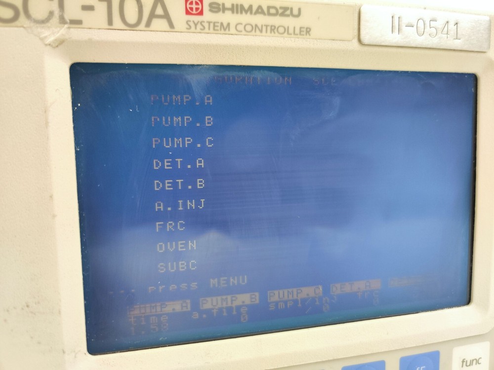 Shimadzu SCL-10A System Controller HPLC Chromatography System, Working
