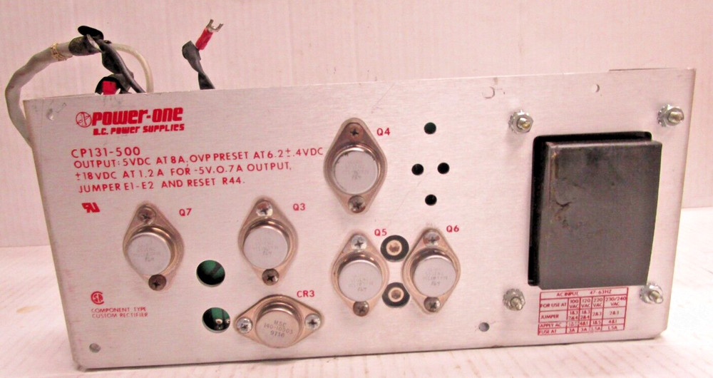 POWER-ONE CP131-500 POWER SUPPLY