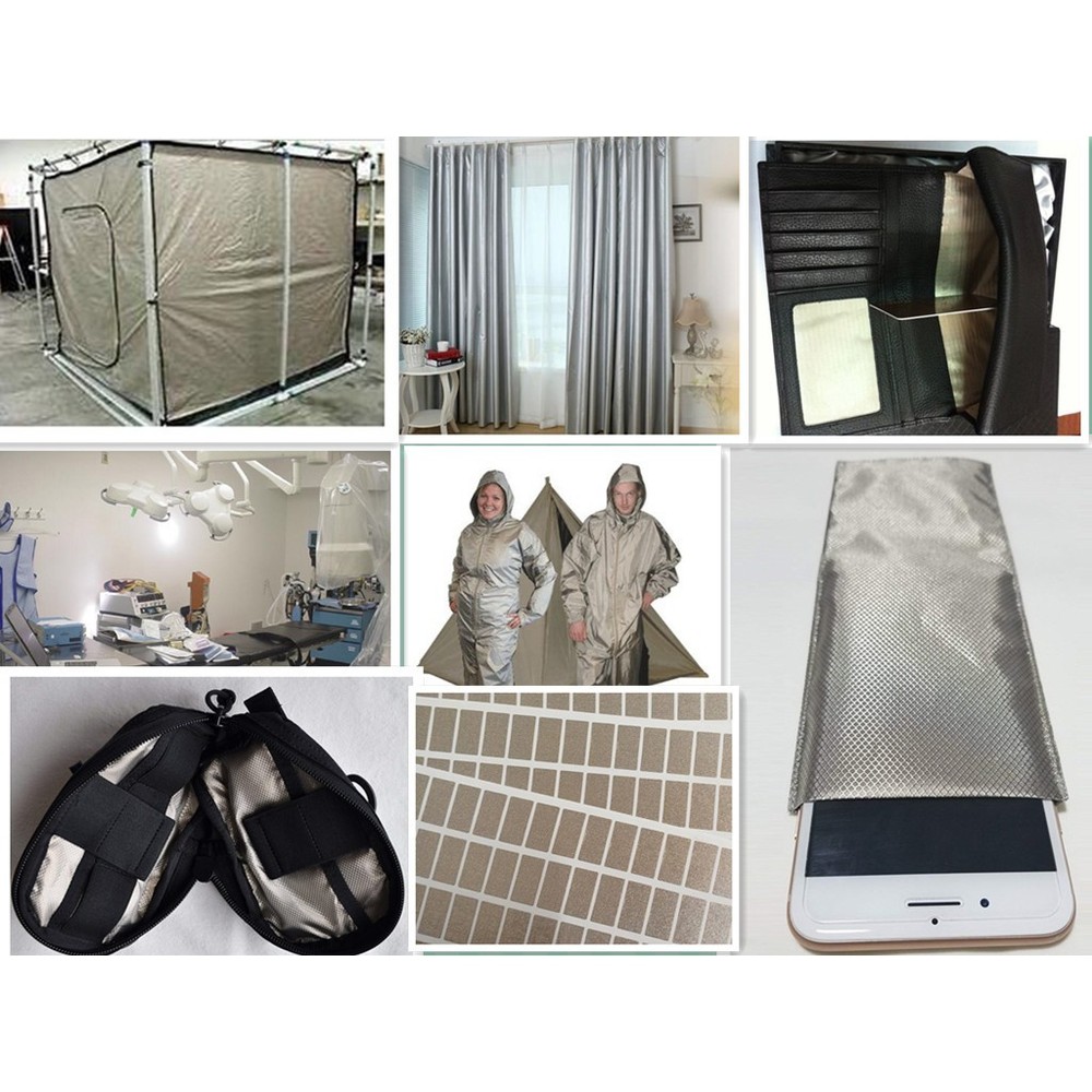 Faraday RFID Blocking Fabric&Advanced EMF Protect Radiation Shielding Material