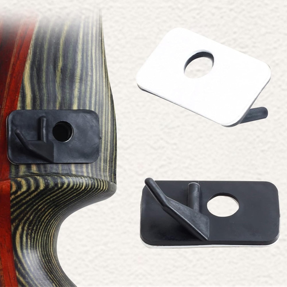 6 Pack Arrow Rest Adhesive Black Recurve Bow