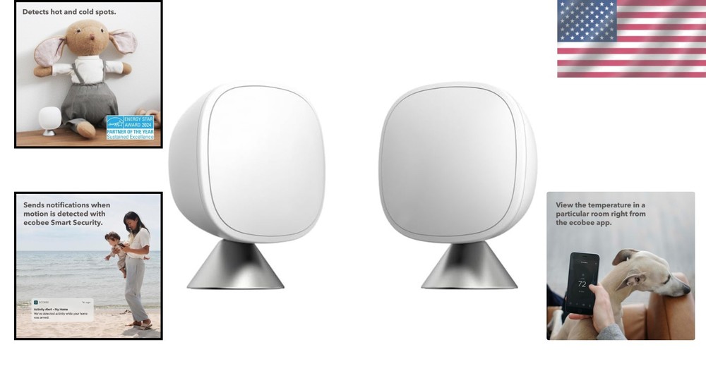 Smart Sensor 2 Pack - Temperature Control & Security