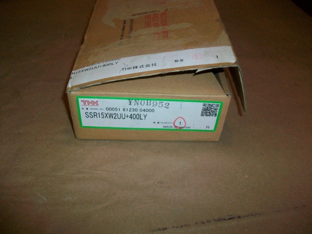 THK Linear Rail SSR15X2UU+400LY NEW IN BOX