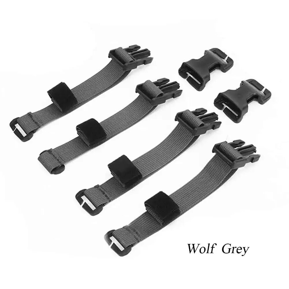 Tactical MOLLE Strap w/ Quick Release Buckle Adapter Kit Connect Chest Rig/Vest