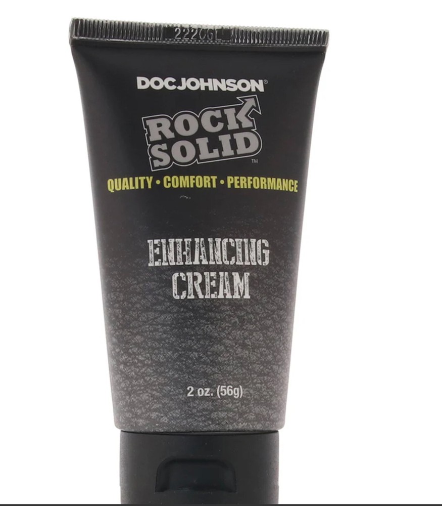 Rock Solid Boxed Enhancing Cream 2 oz  Increase Erection & Size- Cooling Effect
