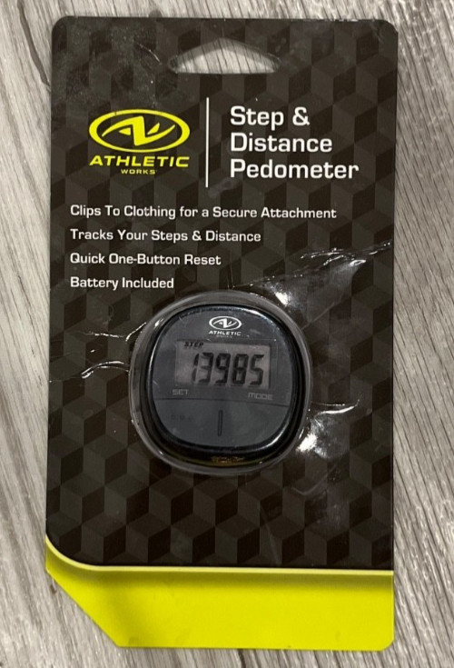 Athletic Works Step and Distance Pedometer
