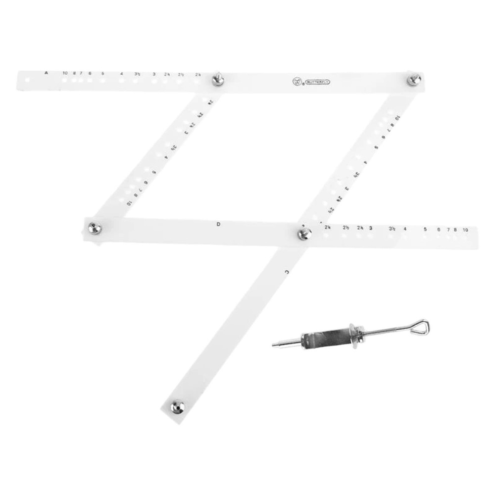 340mm Clear Pantograph  Drawing Tool Folding Reducer Scale Ruler Measuring