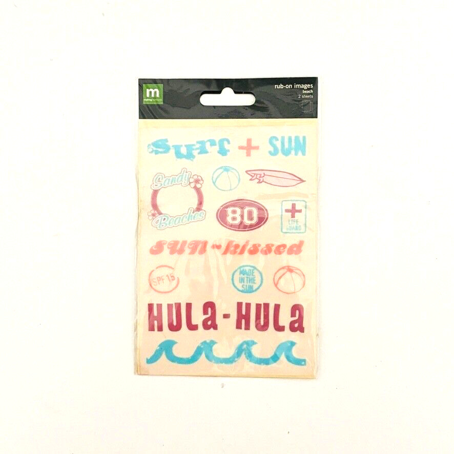 Making Memories Rub-on Images