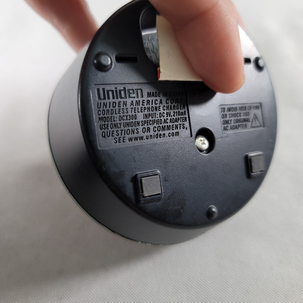 Uniden Base Replacement Part For Model DCX300 (NoCords)