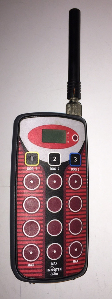 Innotek CS-2000 3 channel dog collar transmitter rechargeable