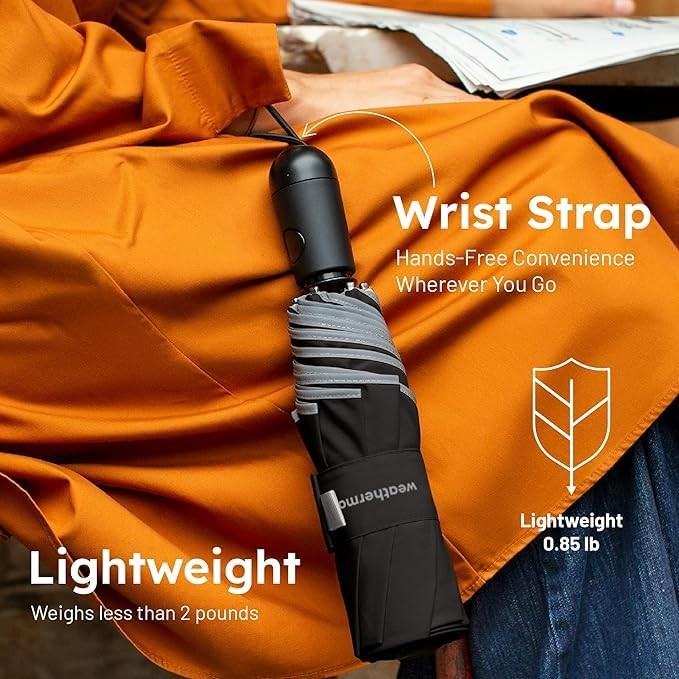 Premium Small Compact Mini Umbrella for Travel - Windproof, Compact, Easy Aut...