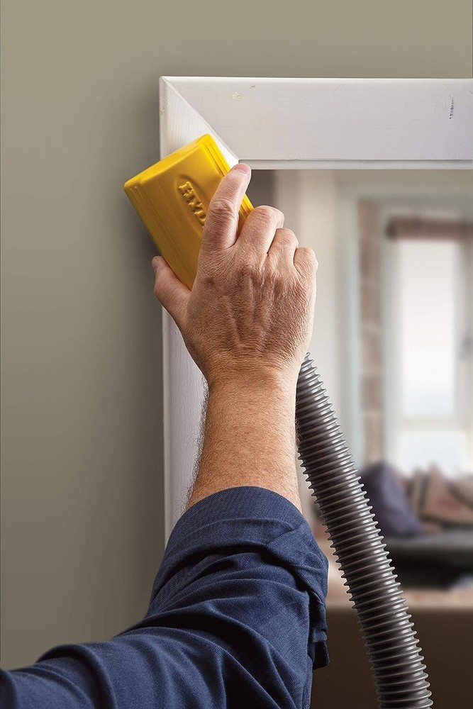 Dust-Free Sponge Sander, 1-Pack,Black