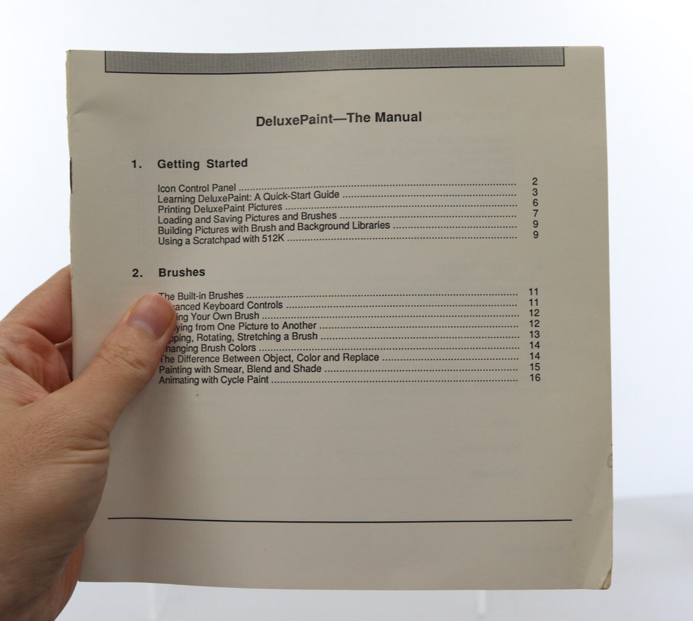 Deluxe Paint Commodore Amiga Electronic Arts 1985