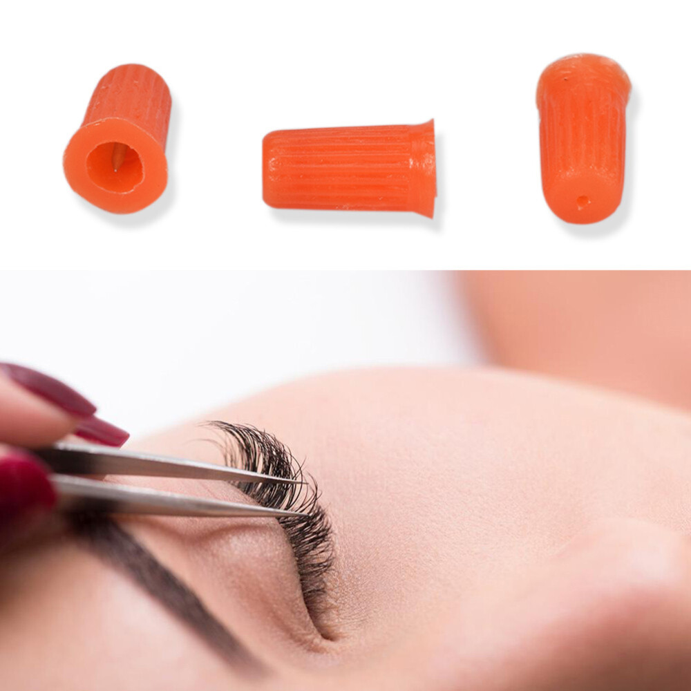 100PCS Blocking Pin Plug Blocking Lash Glue Eyelash Bottle Locking