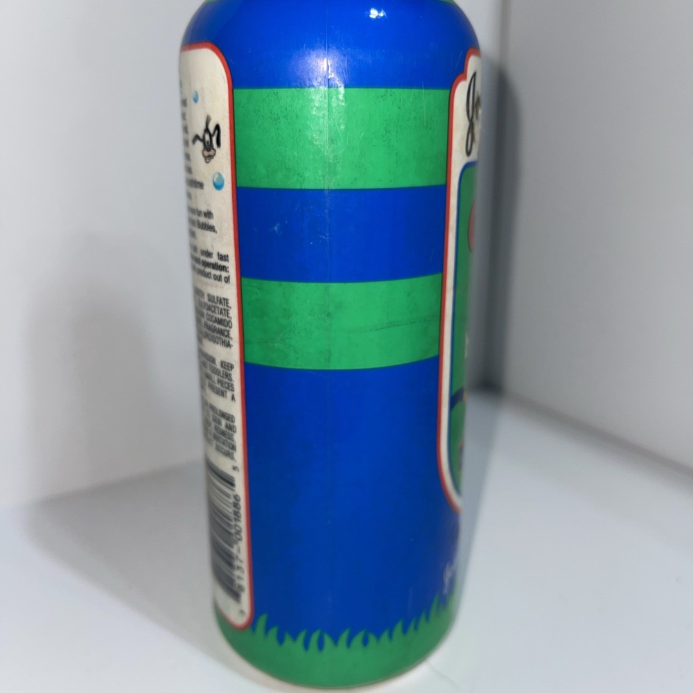 Johnson's Mickeys For Kids Stuff Bubble Bath Plastic Bottle Goofy EMPTY VTG