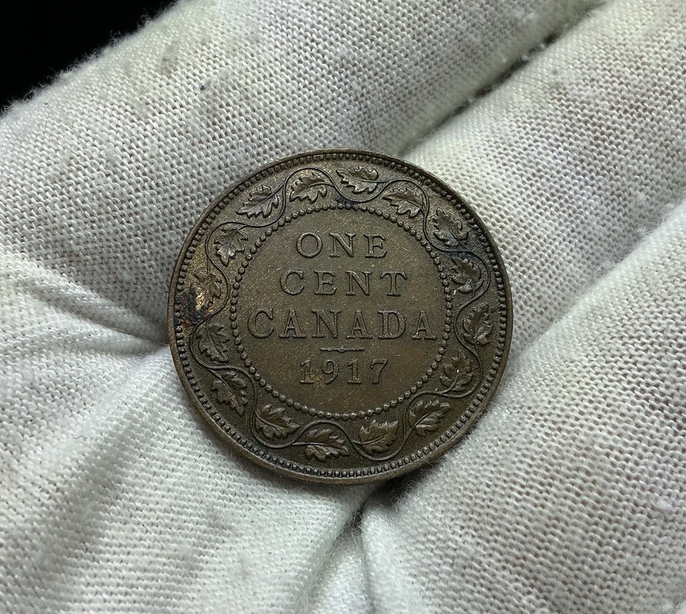1917 Canada Large One Cent J382