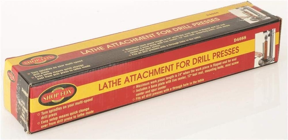 Shop Fox D4088 Lathe Attachment with Variable Speed for All Drill Presses
