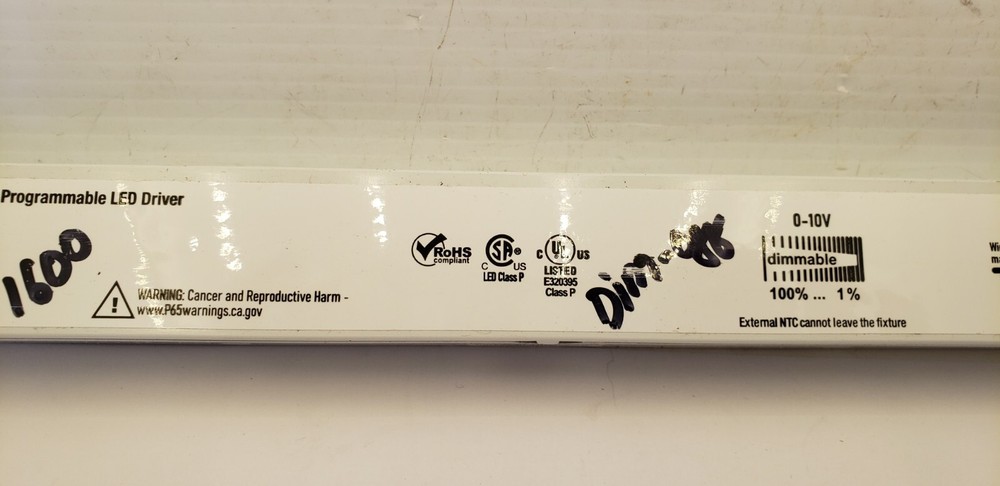ELDOLED 2743W6 LED DRIVER, OPTOTRONIC 85W CONSTANT CURRENT PROGRAMMABLE, NNB
