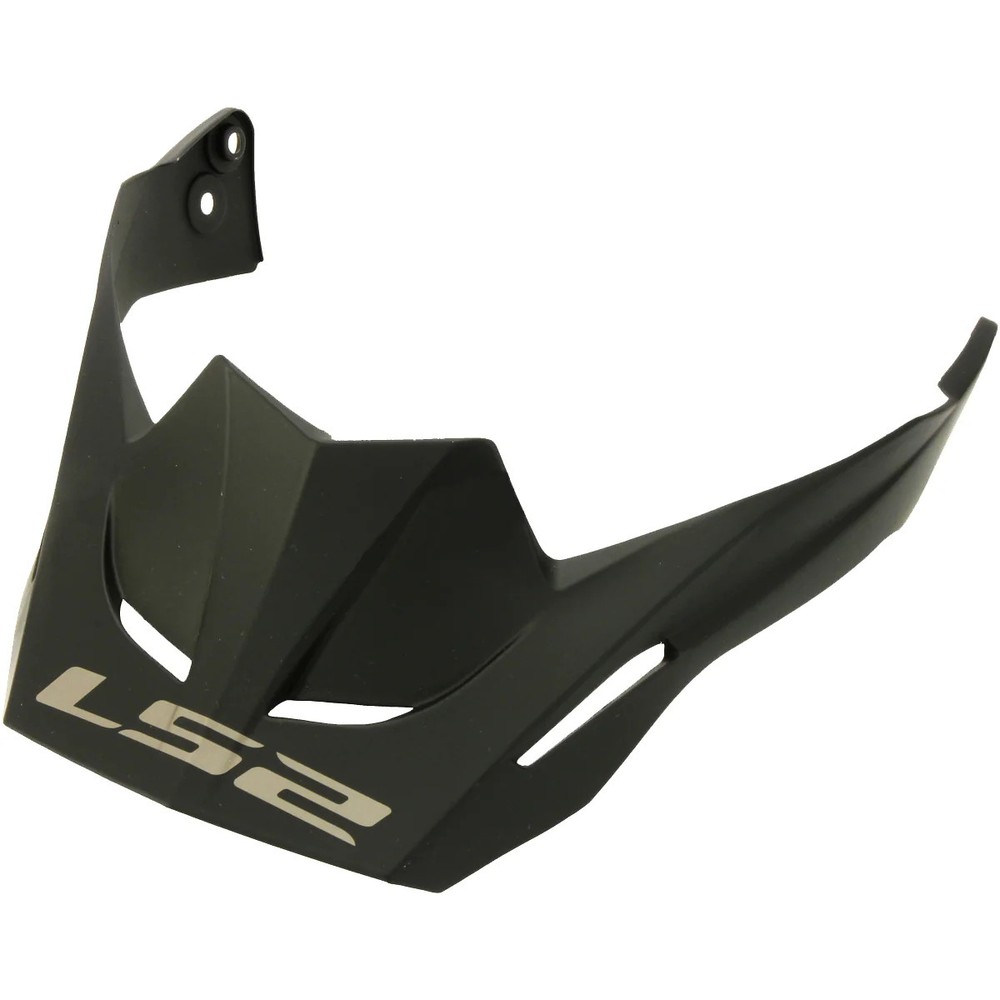 LS2 Street Fighter/Ohm Helmet Replacement Visor Peak Solid Matte Black
