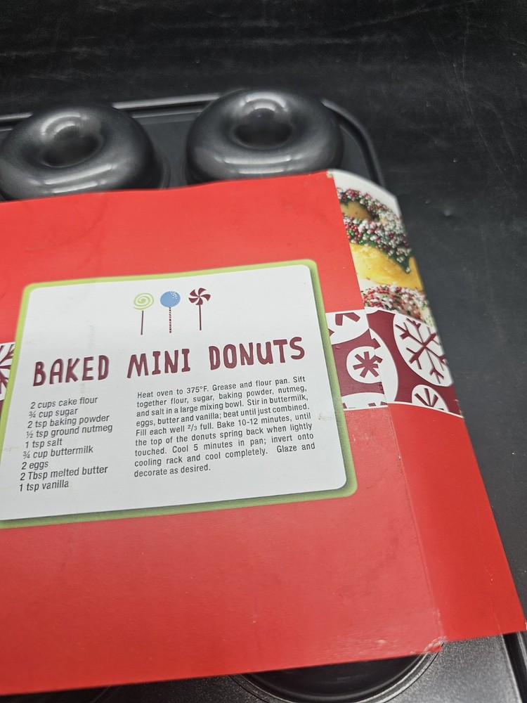 Nordic Ware 12 Mini Donuts Baking Pan Dozen