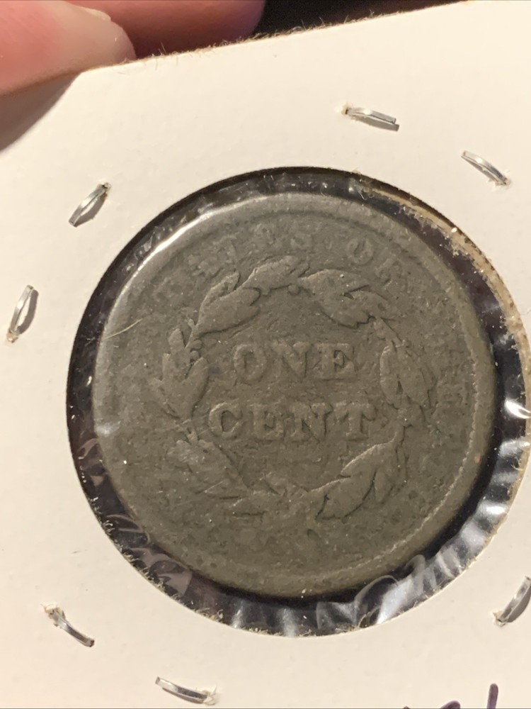 EARLY 100% ORIGINAL 1838 U.S. LARGE CENT