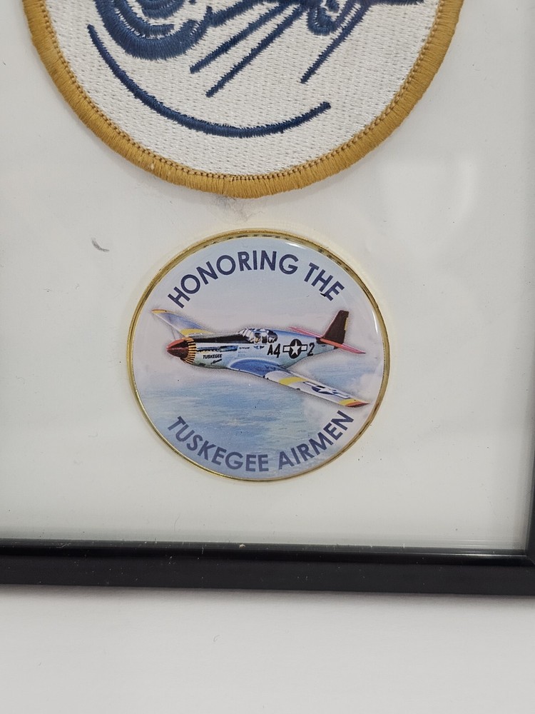 Framed Miltary Patch And Emblem CL